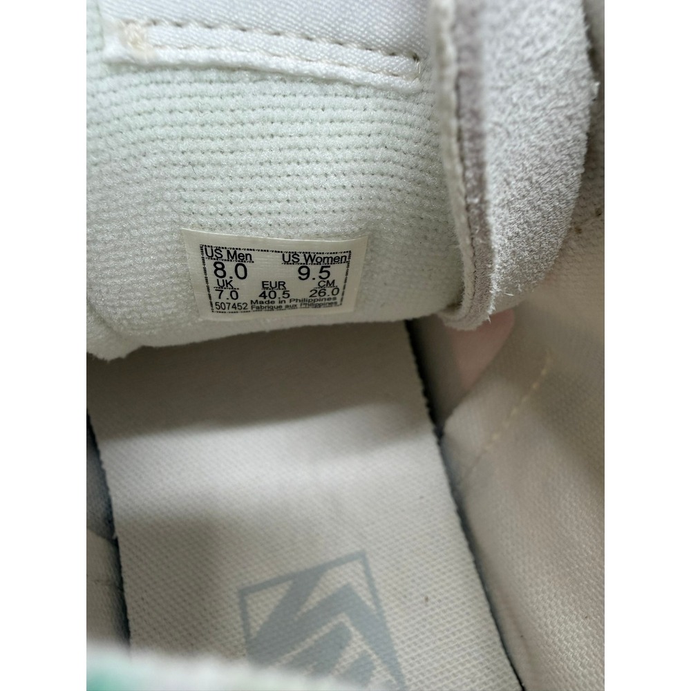 Vans Sk8-Hi Tapered Floral Bouquet High Top Sneakers Cream Ivory Suede Women 9.5 - Picture 10 of 12